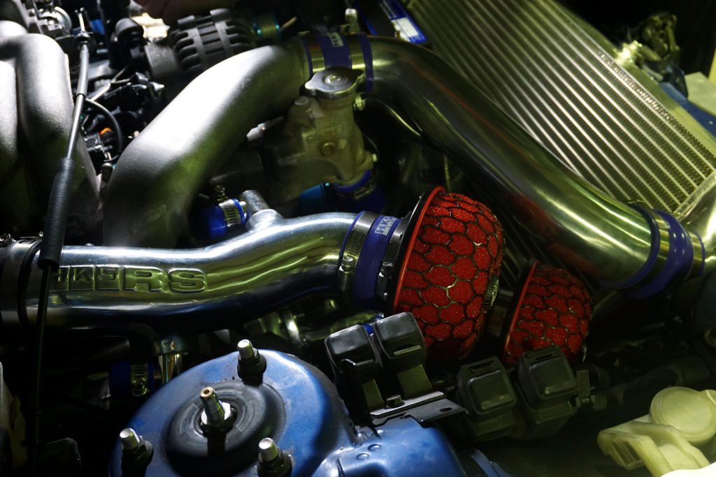 ロータリーエンジンのオーバーホールを終えたFD3S RX-7